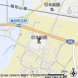 日本紙器株式会社本社　第一工場周辺の地図