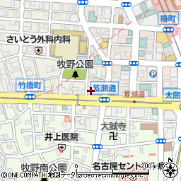 コルチトーン補聴器株式会社　名古屋支店周辺の地図