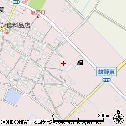 滋賀県愛知郡愛荘町蚊野590周辺の地図