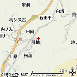 愛知県豊田市新盛町引地周辺の地図