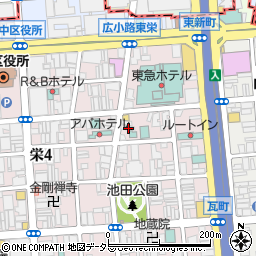 愛知県名古屋市中区栄4丁目9-27周辺の地図