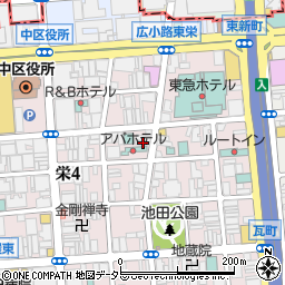 愛知県名古屋市中区栄4丁目10-11周辺の地図