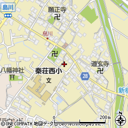 滋賀県愛知郡愛荘町島川1108周辺の地図