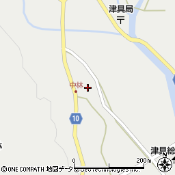 愛知県設楽町（北設楽郡）津具（下中林）周辺の地図