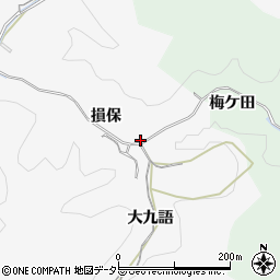 愛知県豊田市押沢町損保周辺の地図