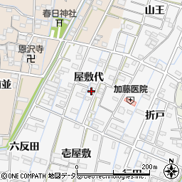 愛知県あま市七宝町川部屋敷代54周辺の地図
