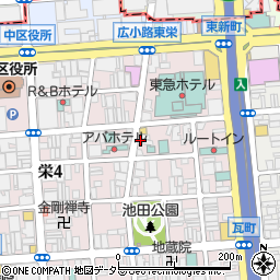 松河屋老舗本店周辺の地図
