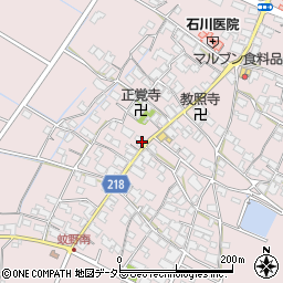 滋賀県愛知郡愛荘町蚊野1573周辺の地図