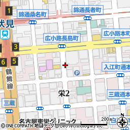 栄２丁目パーキングメーター３周辺の地図
