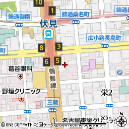 風来坊 伏見駅店周辺の地図