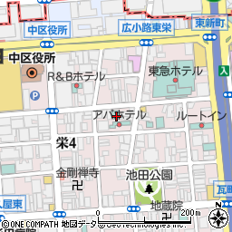 愛知県名古屋市中区栄4丁目10-5周辺の地図