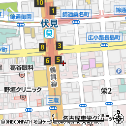 京都きもの友禅株式会社　名古屋支店周辺の地図