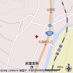 静岡県浜松市天竜区水窪町奥領家3317周辺の地図