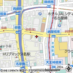 ローソン名駅納屋橋店周辺の地図