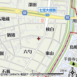 愛知県あま市七宝町桂六勺44周辺の地図