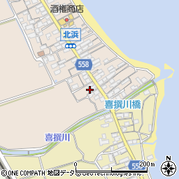 滋賀県大津市和邇北浜151周辺の地図