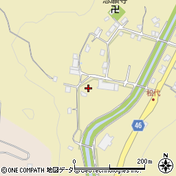 島根県大田市久利町松代周辺の地図