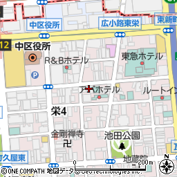 愛知県名古屋市中区栄4丁目10-2周辺の地図