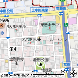 愛知県名古屋市中区栄4丁目9-28周辺の地図