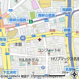 焼肉匠 満炎 名古屋駅店周辺の地図