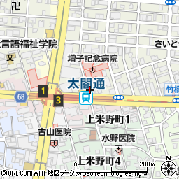 名古屋市上下水道局竹橋ビル周辺の地図