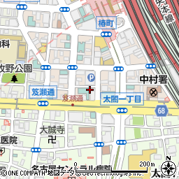 愛知県名古屋市中村区椿町19-17周辺の地図