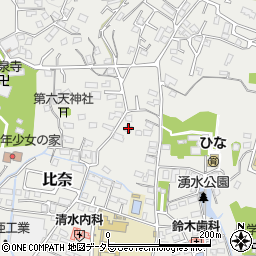 静岡県富士市比奈1404周辺の地図