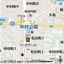 名鉄協商中村公園第４駐車場周辺の地図