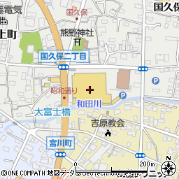 ＪＴＢ東海富士吉原アピタ店周辺の地図