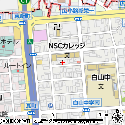 パークンパーク新栄駐車場周辺の地図