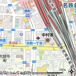 愛知県名古屋市中村区椿町17-21周辺の地図