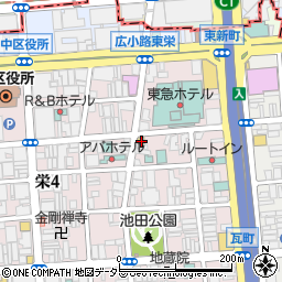 愛知県名古屋市中区栄4丁目9-1周辺の地図