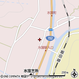 静岡県浜松市天竜区水窪町奥領家3341周辺の地図