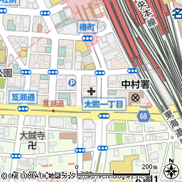 愛知県名古屋市中村区椿町18-5周辺の地図