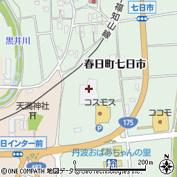 兵庫県丹波市春日町七日市564周辺の地図