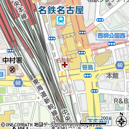 名古屋﻿(名鉄バスセンター)周辺の地図