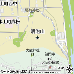 明治山周辺の地図