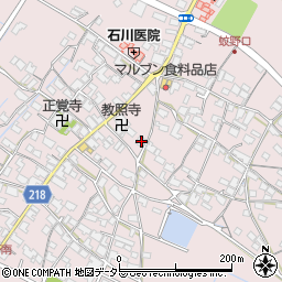 滋賀県愛知郡愛荘町蚊野1453周辺の地図