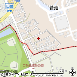 愛知県長久手市横道1415周辺の地図