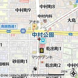 中村公園駅周辺の地図