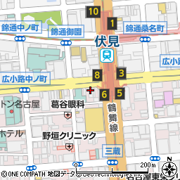 マツモトキヨシ広小路伏見Ｐａｒｔ２店周辺の地図