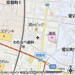 愛知県津島市西愛宕町2丁目151周辺の地図