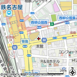 ＵｎｉＬｉｆｅ・名古屋駅前店周辺の地図