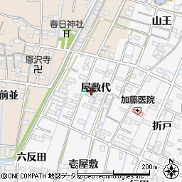 愛知県あま市七宝町川部屋敷代32-3周辺の地図