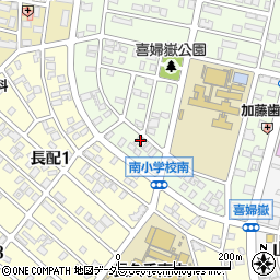 愛知県長久手市喜婦嶽1006周辺の地図