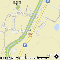 島根県大田市久利町松代66周辺の地図