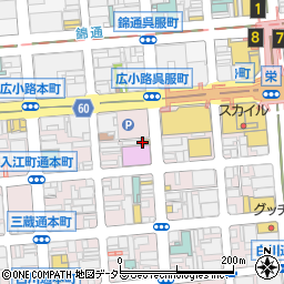 咲串おかげ屋 栄店周辺の地図