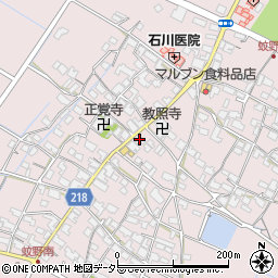 滋賀県愛知郡愛荘町蚊野1448周辺の地図