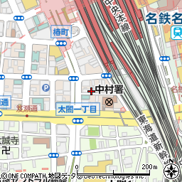 つけめんTETSU JRゲートタワー名古屋店周辺の地図