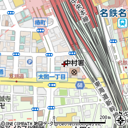 愛知県名古屋市中村区椿町16-10周辺の地図